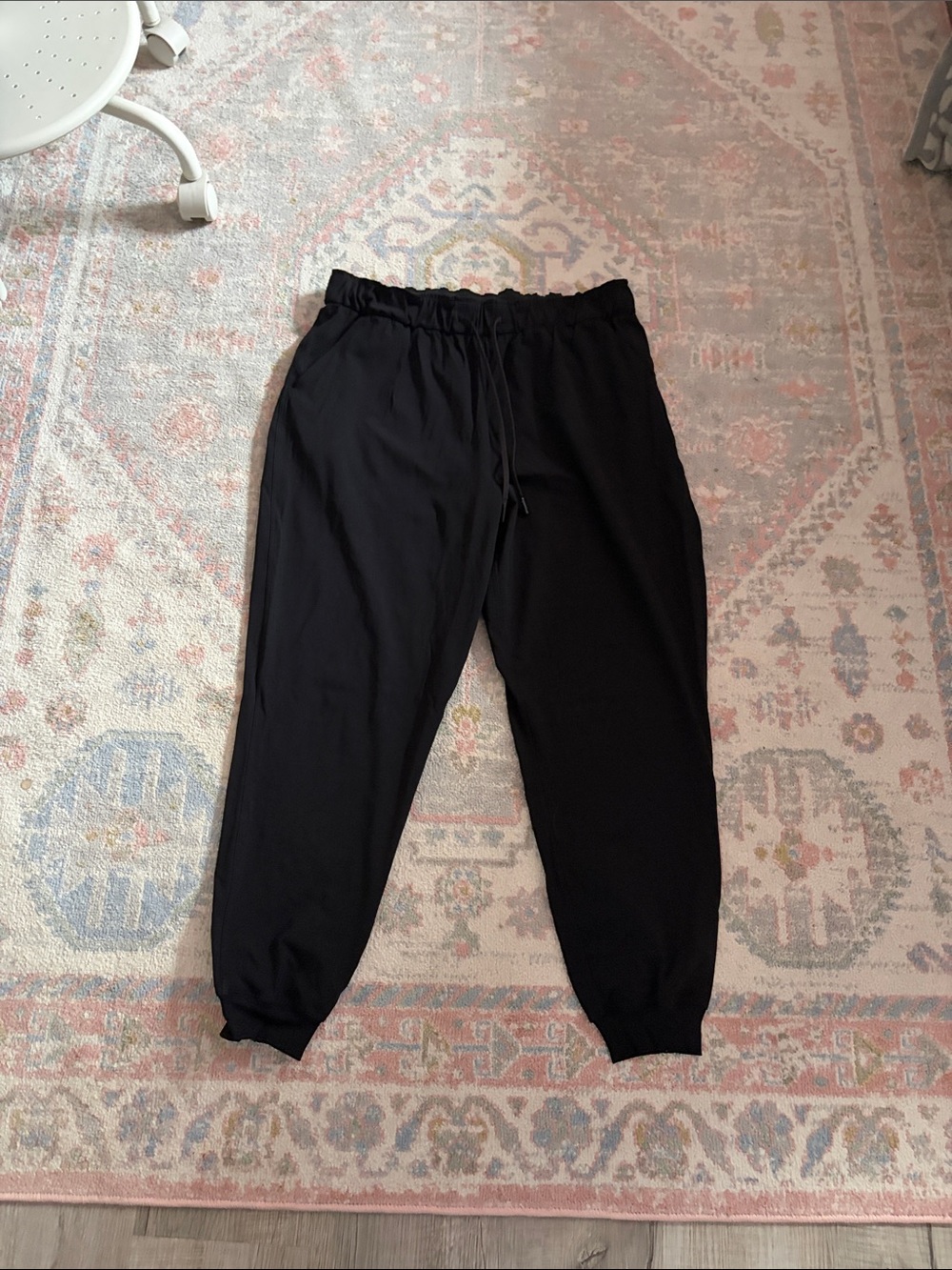 lululemon athletica Black Womens Joggers with Drawstring